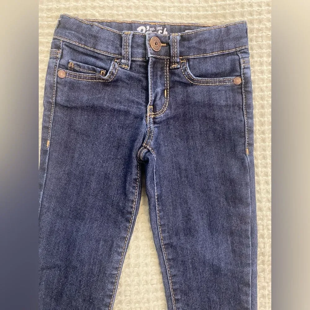 OshKosh B'gosh Super Skinny Dark Wash Toddler Jeans Size 2T Everyday Wear
